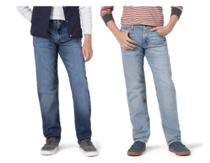 Wrangler Boys' 5 Pocket Taper Fit Jeans - Picture 1 of 18