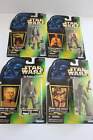 Lot de 4 figurines articulées Star Wars The Power of the Force neuves POTF