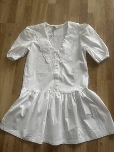 STRADIVARIUS: Neues weißes Sommerkleid in Größe S = 36/38, Traum ***** - Bild 1 von 7