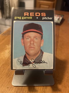 1971 Topps Greg Garrett 377 Cincinatti Reds Vintage 2709