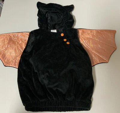 🧷 Hyde And Eek! Disfraz de murciélago de peluche infantil boutique, talla 0-6 meses 👉SOLO CHALECO👈 Foto 1 de 3