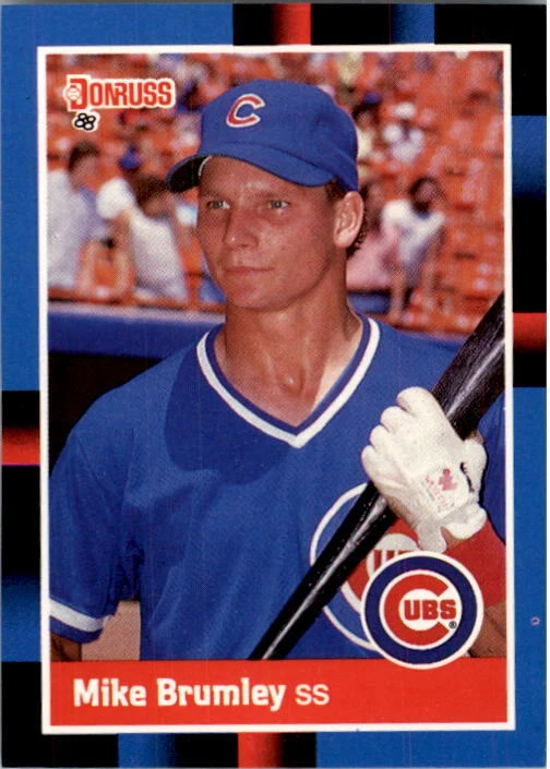 1988 Mike Brumley Donruss Baseball Card #609 - Image 1 of 2