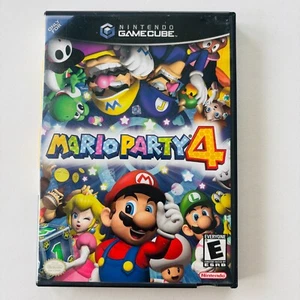 Mario Party 4 Nintendo GameCube Game Case & Disc TESTED AUTHENTIC SHIPS FAST! - Picture 1 of 3