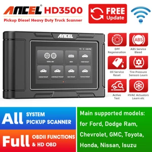 Herramienta de diagnóstico escáner de camión de alta resistencia diésel todo sistema para Ford/Ram/Chevy/GM - Imagen 1 de 10