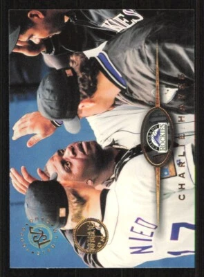 1995 Topps Stadium Club CHARLIE HAYES MEMBERS ONLY card COLORADO ROCKIES #123 - Image 1 of 2