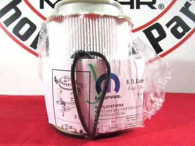 Filtro de combustível do motor DODGE RAM 6.7L diesel CUMMINS NOVO FABRICANTE DE EQUIPAMENTO ORIGINAL MOPAR - Imagem 1 de 4