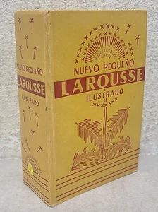 Nuevo Pequeño Larousse Ilustrado HC Book 1958 Diccionario Enciclopédico Illus. - Picture 1 of 16