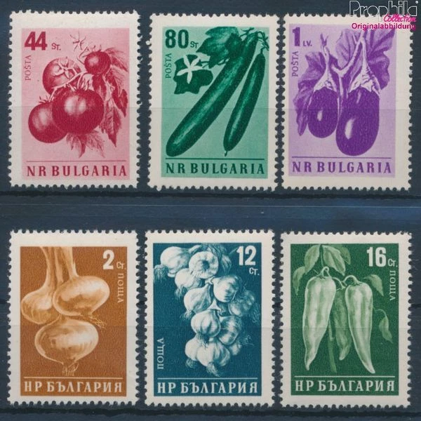 Sellos Bulgaria 1958 Mi 1079A-1084A (emisión completa) sin montar como nuevos / (10509982 Foto 1 de 1