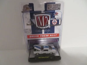 M2 Machines Carroll Shelby 1965 Ford Shelby GT350 White w/Blue 2011 NIP - Picture 1 of 3