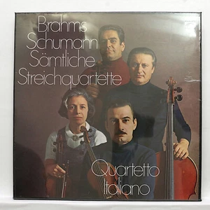 QUARTETTO ITALIANO ⸺ BRAHMS, SCHUMANN Quartette ⸺ PHILIPS 3xLPs Box NOCH VERSIEGELT - Bild 1 von 2