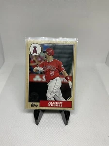 2017 Topps 30th Anniversary # 87-82 Albert Pujols Los Angeles Angels - Picture 1 of 2