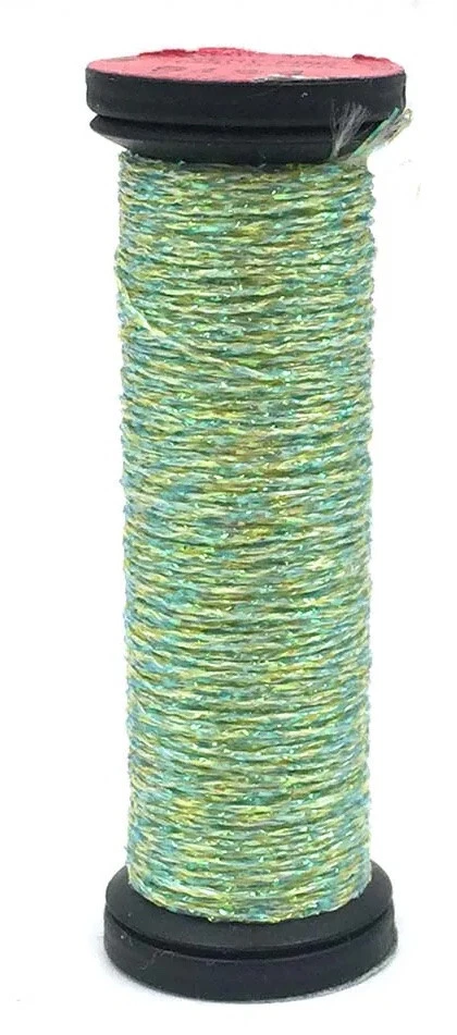 Kreinik #4 Very Fine Braid - 11M Card - Color 9194  Star Green - Image 1 of 1