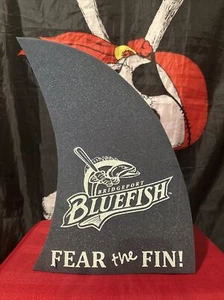 Vintage MiLB MLB Bridgeport Bluefish FOAM FIN Hand Finger - Souvenir *FREE SHIP - Picture 1 of 4