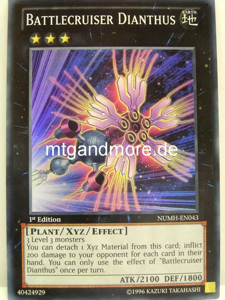 Yu-Gi-Oh - 1x Battlecruiser Dianthus - NUMH - Number Hunters - Bild 1 von 1