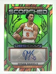 2024 Panini Obsidian DYSON DANIELS Scorched Signatures Green Auto 07/25 - Bild 1 von 2