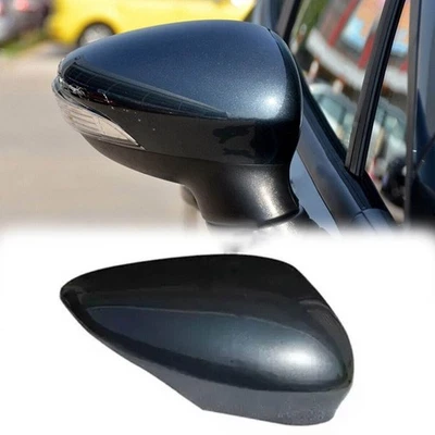 Gray Right Passenger Side Rearview Mirror Cap Cover For Ford Fiesta 2009-2017 Foto 1 de 4