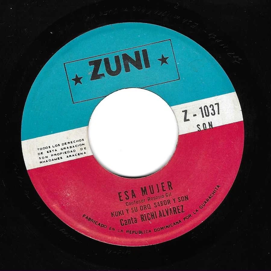 RD Salsa Guaguanco 45 KUKI Y SU ORQ SABOR Y SON "Esa Mujer" ZUNI Hear mp3 - Image 1 of 1