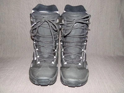 Botas de nieve de snowboard originales NORTHWAVE, Freedom, negras y grises, ¡niños talla 7 EE. UU.! Foto 1 de 4