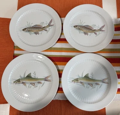 4 Winterling Teller Fischdesign (aus Lagerbeständen - Neu) - Bild 1 von 4