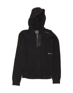 G-STAR Womens Hoodie Jumper UK 12 Medium Black Cotton AY10 - Picture 1 of 3