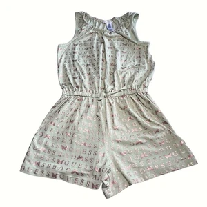Guess Kids Romper Butterfly Print Sleeveless Drawstring Waist Size 8 - Picture 1 of 7