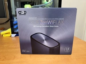 ASUS XT8-AX6600 Tri-Band Mesh Schwarz WLAN Router - Originalverpackt Komplett - Bild 1 von 19