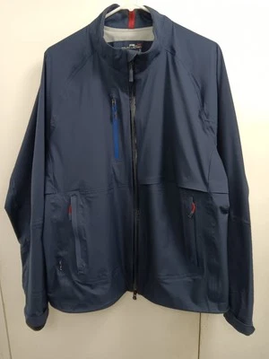 Ralph Lauren RLX Bi-Swing Jacket Mens Large Blue Nylon Waterproof Wind Blocking - Image 1 of 4