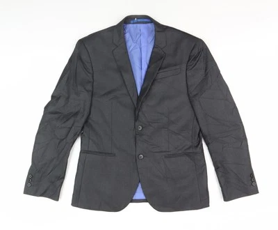Marks and Spencer Men's Grey Blazer, Size 38 - Image 1 of 4