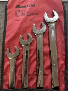Snap-On 4pc SAE 15/16" to 1-1/8" Flank Drive Plus Wrench Set SOEX704 - Picture 1 of 3