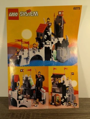 LEGO Castle Wolfpack Tower 6075 *INSTRUCTIONAL MANUAL ONLY* 1992 - Image 1 of 4