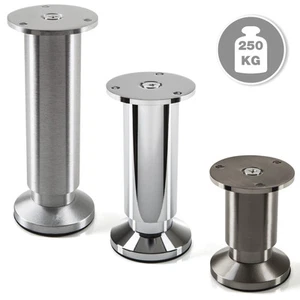 Verstellfüße Möbelfüße Sofafuß Ø38mm Ø32mm Küche Fuß Sockelfüße Bettfüße 4er Set - Bild 1 von 9