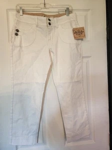 Route 66 White Jean Capris Size 3/4 Nwt - Picture 1 of 4