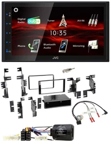 JVC USB Bluetooth Lenkrad DAB 2DIN Autoradio für Nissan Cube ab 2009 Frontier ab - Bild 1 von 10