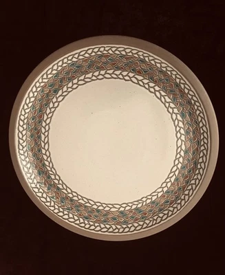 Vintage MIDWINTER BRAID Stoneware England DINNER PLATES (4) - Image 1 of 4