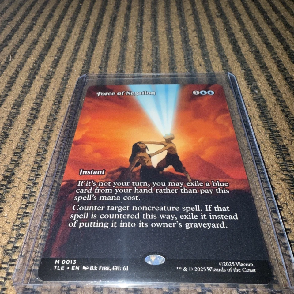 MTG Force of Negation Avatar: The Last Airbender Borderless (Non-Foil) NM Card - Image 1 of 2