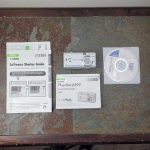 Canon Power Shot A400 Silver Digital Camera 3.2 Megapixels Tested - Picture 1 of 24