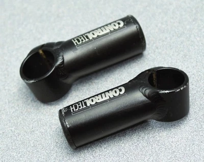 Control Tech Stubby Aluminum Bar Ends, Black, Short/Stub - Image 1 of 4