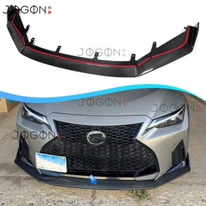 Real Carbon Front Bumper Lower Splitter Lip For Lexus IS350 300h F Sport AWD 21+ - Picture 1 of 14