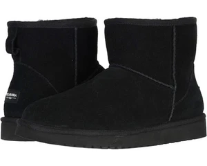 Stivali Koolaburra by UGG uomo 13 nero scamosciato mini burra nero foderato pelliccia sintetica - Foto 1 di 6