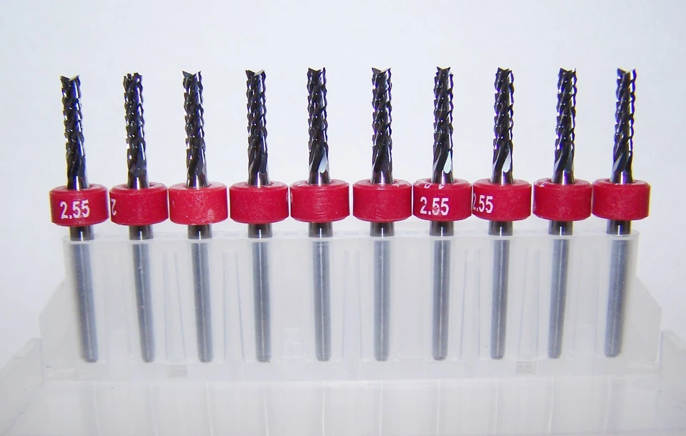 (10) - 2.55mm (.1004")  DIAMOND-CUT CARBIDE ROUTER BURRS, FT 4100.1004.394 - Image 1 of 1