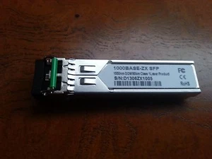New LC-GBIC-ZX Aruba Networks Compatible 1000BASE-ZX SFP W/DOM Ships FAST! - Picture 1 of 3
