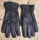 Thinsulate Insulation Women's Size L Black Soft Leather Quilted 40 Gram Biker