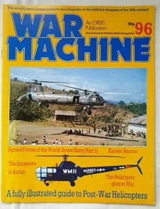 War Machine Issue 96 Orbis Publishing 1984 Post-War Helicopters - Imagen 1 de 5