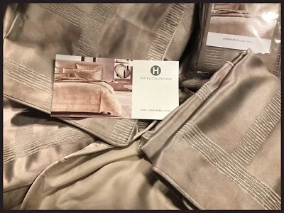 Juego de 6 piezas DELUXE ~ Edredón KING marrón bronce bruñido texturizado, cuatro fundas, falda de cama Foto 1 de 4