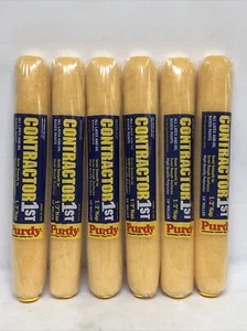 Lot Of (6) Purdy Contractor 1st 18 In. x 1/2 In. Knit Fabric Roller Cover - Picture 1 of 3