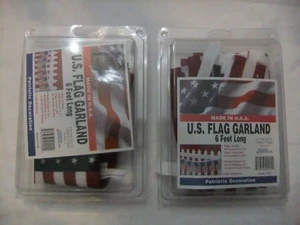 US FLAGGE GIRLANDE - 6FT - Bild 1 von 3