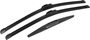 26" 20" 12" Front Rear Windshield Wiper Blade Set OEM Quality Set of 3 - Picture 1 of 6
