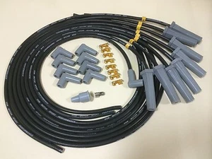 CABLES BUJÍA FORD CLEVELAND 302 351 460 8,5MM negro tapa macho  - Imagen 1 de 2