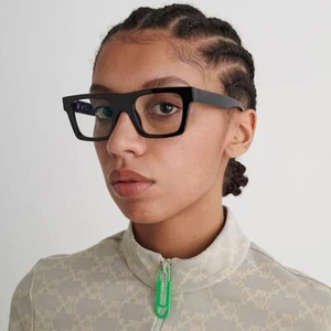 Monturas de gafas retro de acetato cuadrado borde completo hombres mujeres moda marcos de gafas - Imagen 1 de 15
