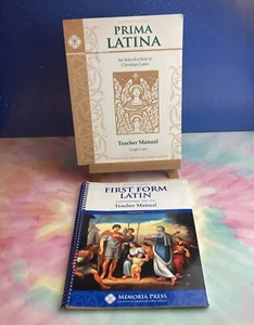 Prima Latina:Intro to Christian Latin~& First Form Latin~Teacher Manuals~2 Books - Picture 1 of 18